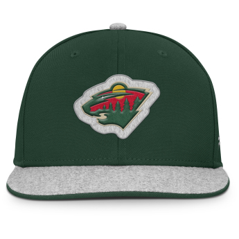 Minnesota Wild czapka flat baseballówka Loden Structured Adjustable Flat Brim