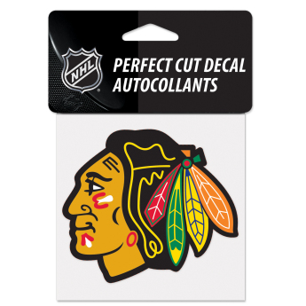 Chicago Blackhawks naklejka Perfect Cut Color Decal
