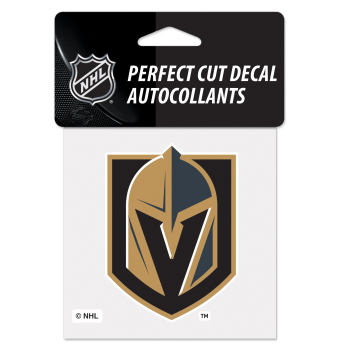 Vegas Golden Knights naklejka Perfect Cut Color Decal