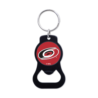 Carolina Hurricanes breloczek z otwierakiem Black Ring