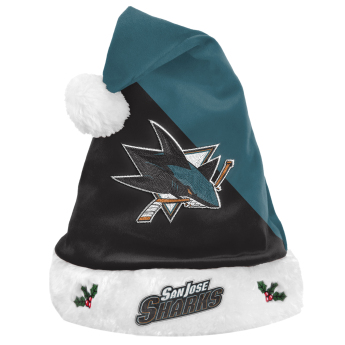 San Jose Sharks czapka zimowa foco colorblock santa hat
