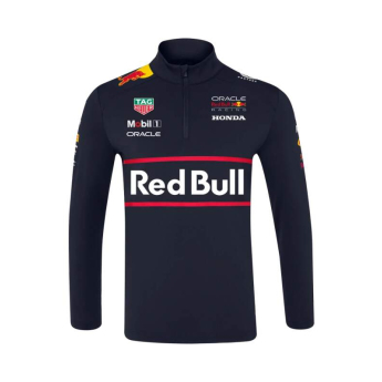 Red Bull Racing bluza męska 1/4 Zip official Teamline Replica navy F1 Team 2025