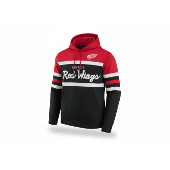 Detroit Red Wings męska bluza z kapturem Head Coach Hoodie Current Logo black