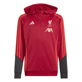 Liverpool dziecięca bluza z kapturem Track red