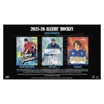 NHL pudełka karty hokejowe NHL 2025-26 Upper Deck Allure Hobby Box