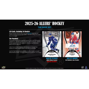 NHL pudełka karty hokejowe NHL 2025-26 Upper Deck Allure Blaster Box