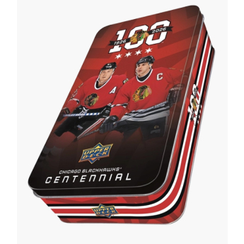 NHL pudełka karty hokejowe NHL 2025-26 Upper Deck Chicago Blackhawks NHL Centennial Hobby Box