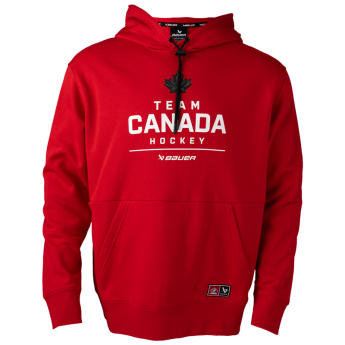 Reprezentacje hokejowe męska bluza z kapturem CANADA Bauer Olympic red