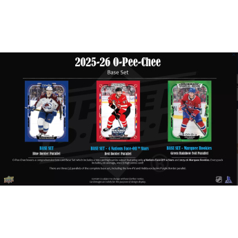 NHL pudełka karty hokejowe NHL 2025-26 Upper Deck O-Pee-Chee Hobby Box