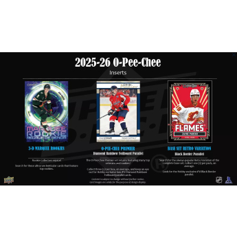 NHL pudełka karty hokejowe NHL 2025-26 Upper Deck O-Pee-Chee Hobby Box