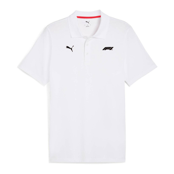 Formuła 1 męska koszulka polo Small Logo white 2026