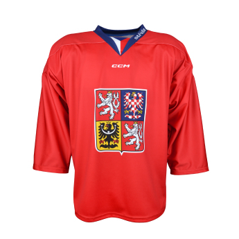 Reprezentacje hokejowe hokejowa koszulka meczowa Czech republic David Pastrňák 2024/2025 CCM Fandres replica red
