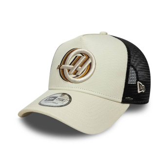 Haas F1 czapka baseballówka Seasonal Trucker creamy F1 Team 2026