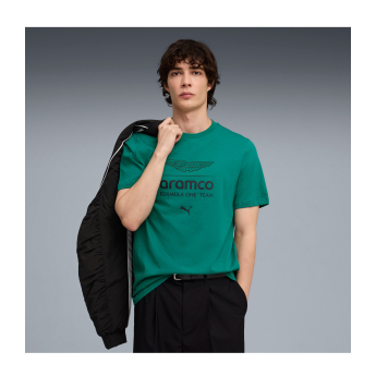 Aston Martin koszulka męska greem Large Logo F1 Team 2026