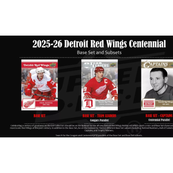 NHL pudełka karty hokejowe NHL Detroit Red Wings NHL Centennial Hobby Box