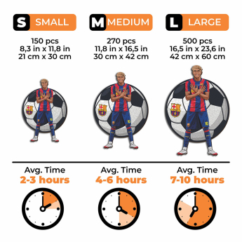 Barcelona puzzle drewniane Yamal NEW 500 pcs