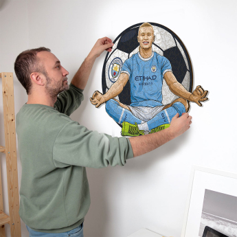 Manchester City puzzle drewniane Haaland NEW 500 pcs