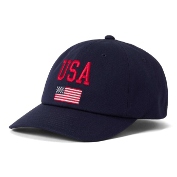 Reprezentacje hokejowe czapka baseballówka USA Flag navy