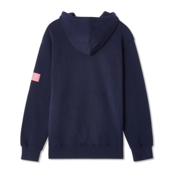 Reprezentacje hokejowe męska bluza z kapturem USA Flag navy