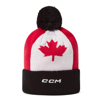 Reprezentacje hokejowe czapka zimowa Canada Pom Flag