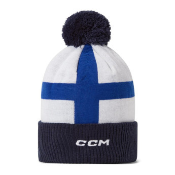Reprezentacje hokejowe czapka zimowa Finland Pom Flag