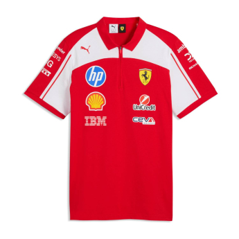 Ferrari męska koszulka polo official Teamline Replica F1 Team 2026