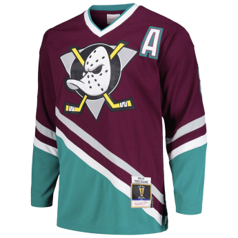 Anaheim Ducks hokejowa koszulka meczowa Teemu Selanne 1996 Dark Jersey