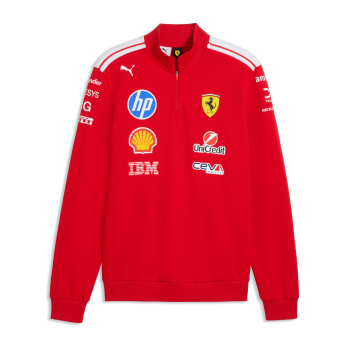 Ferrari bluza męska T7 Half Zip official Teamline Replica F1 Team 2026