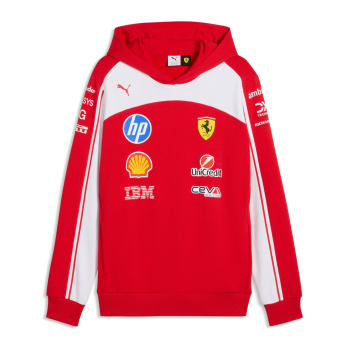 Ferrari męska bluza z kapturem official Teamline Replica F1 Team 2026