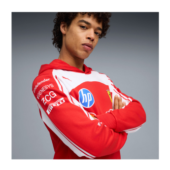 Ferrari męska bluza z kapturem official Teamline Replica F1 Team 2026