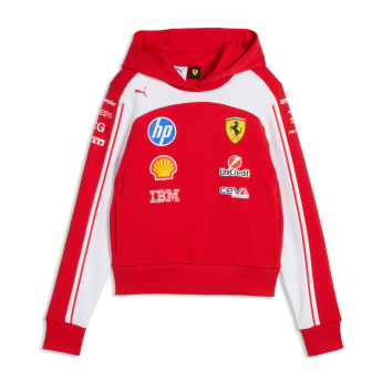 Ferrari damska bluza z kapturem official Teamline Replica F1 Team 2026
