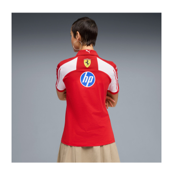 Ferrari damska koszulka polo official Teamline Replica F1 Team 2026