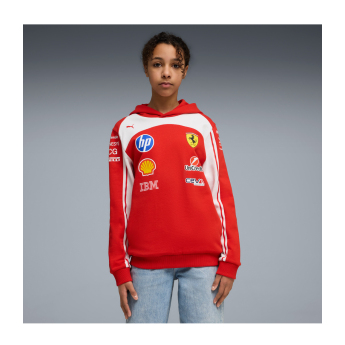 Ferrari dziecięca bluza z kapturem official Teamline Replica F1 Team 2026