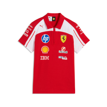Ferrari dziecięca koszulka polo official Teamline Replica F1 Team 2026