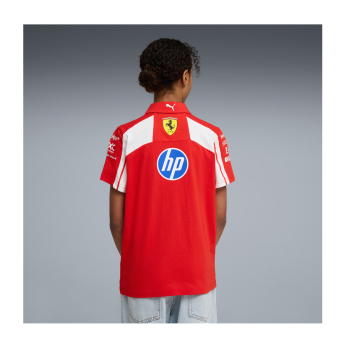 Ferrari dziecięca koszulka polo official Teamline Replica F1 Team 2026