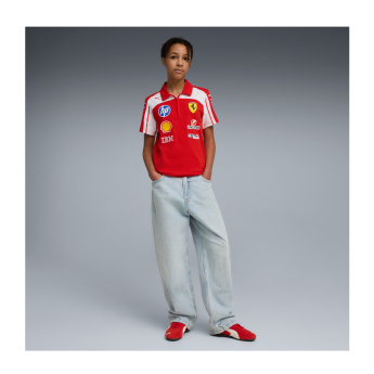 Ferrari dziecięca koszulka polo official Teamline Replica F1 Team 2026