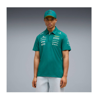 Aston Martin męska koszulka polo green official Teamline Replica F1 Team 2026