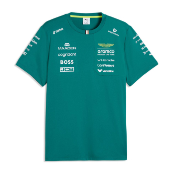Aston Martin koszulka męska green official Teamline Replica F1 Team 2026