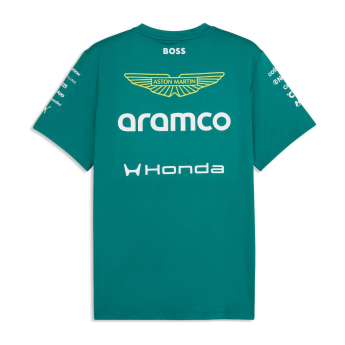 Aston Martin koszulka męska green official Teamline Replica F1 Team 2026