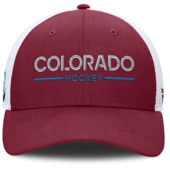 Colorado Avalanche czapka baseballówka Authentic Pro Rink Lockup Adjustable Trucker
