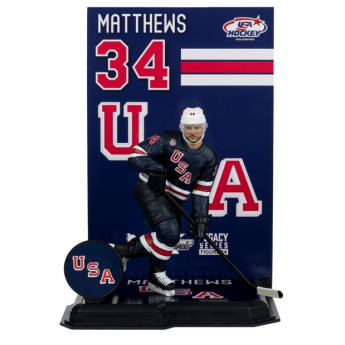 Reprezentacje hokejowe figurka Auston Matthews #34 USA Olympics 2026
