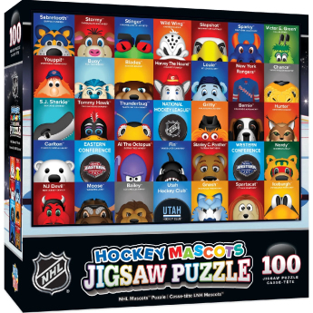 NHL produkty memory Hockey Mascots NHL 100 Pieces