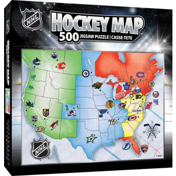 NHL produkty memory Hockey Map NHL 500 Pieces