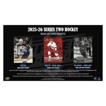 NHL pudełka karty hokejowe NHL 2025-26 Upper Deck Series 2 Hobby Box