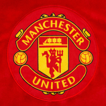 Manchester United dziecięca bluza z kapturem oversize blanket red