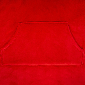 Manchester United dziecięca bluza z kapturem oversize blanket red