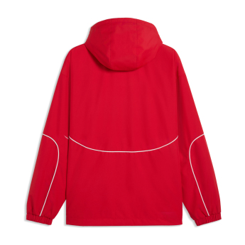 Ferrari męska kurtka z kapturem Rain red F1 Team 2026