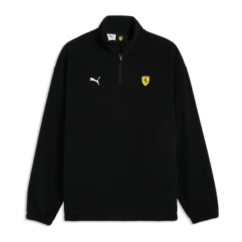 Ferrari bluza męska 1/4 Zip black F1 Team 2026
