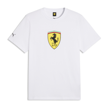 Ferrari koszulka męska Large Logo white F1 Team 2026
