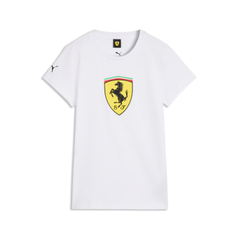 Ferrari koszulka damska Large Logo white F1 Team 2026